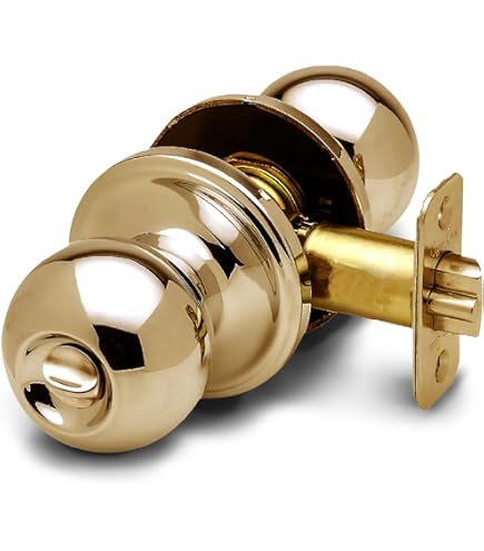 Amazon | newliplace アンティーク真鍮ドアノブセット スピンドル付き